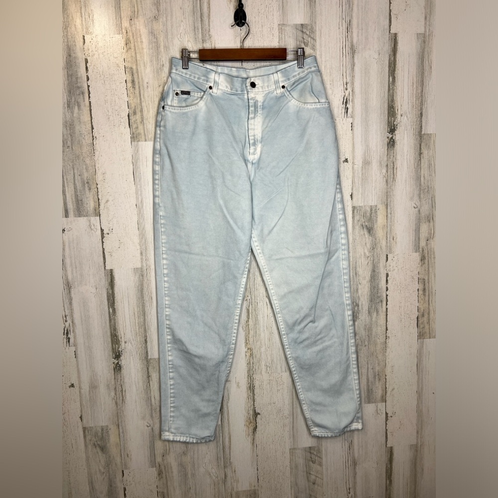 Riders By Lee Women's Stone Washed Denim Jeans White Blue Size 14